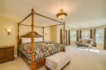 Master suite with an incredibly comfortable king bed.